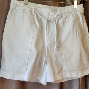 J Jill, medium white shorts.